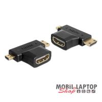 Adapter Univerzális Micro HDMI / Mini HDMI / HDMI "T" alakú átalakító