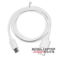 Adatkábel univerzális USB-C 3.1 fehér