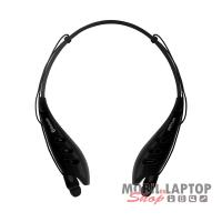 Astrum ET250 univerzális fekete bluetooth 3.0 SPORT nyakra helyezhető headset, mikrofon, FM, MicroSD