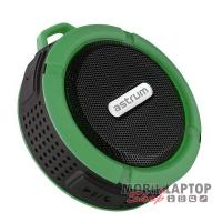 Astrum ST190 zöld Bluetooth 3.0 hangszóró mikrofonnal, microSD olvasó, AUX bemenet, IP68