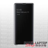 Flippes tok Samsung G975 Galaxy S10 Plus ( 6,4" ) fekete oldalra nyíló Clear View Cover EF-ZG975CBEG