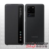 Flippes tok Samsung G985 Galaxy S20 Plus ( 6,7" ) fekete oldalra nyíló Clear View Cover EF-ZG985CBEG