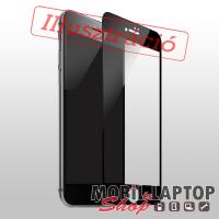 Fólia ASUS ZenFone Live L1 (ZA550KL) fekete kerettel teljes kijelzős ÜVEG