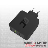 Hálózati töltő univerzális 2 USB, USB-A 2,4A Quick Charge 3.0, USB-C 45W Power Delivery Green Cell