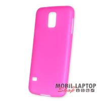 Kemény hátlap Samsung G900 / I9600 Galaxy S5 vékony rózsaszín