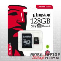 Kingston 128GB SD micro Canvas Select 80R (SDXC Class 10 UHS-I) (SDCS/128GB) memória kártya adapterr