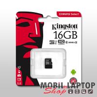 Kingston 16GB SD micro Canvas Select 80R (SDHC Class 10 UHS-I) (SDCS/16GBSP) memória kártya