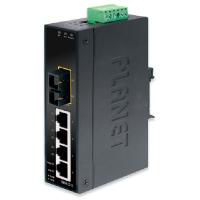 PLANET ISW-511 DIN sínre szerelhető 4port 10/100Mbps nem menedzselhető ipari switch