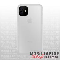 Szilikon tok Apple iPhone 11 ( 6,1" ) ultravékony matt fehér