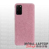 Szilikon tok Samsung G985 Galaxy S20 Plus ( 6,7" ) csillámos rózsaszín