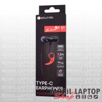Univerzális sport headset USB Type-C csatlakozóval fekete STURDO Pro Sport