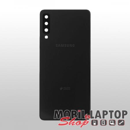Akkufedél Samsung A750 Galaxy A7 (2018) fekete