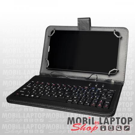 Alcor univerzális tablet tok Micro USB billentyűzettel 7" fekete KB 70X