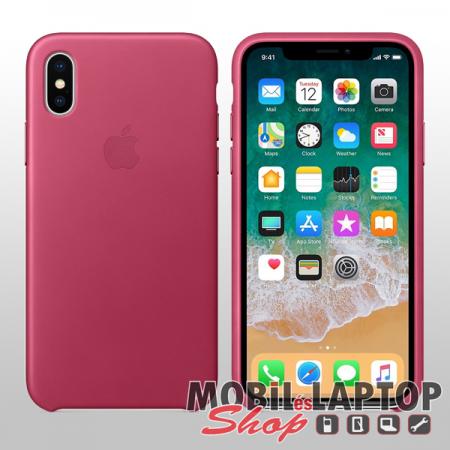Bőrtok Apple iPhone X. / XS ( 5,8" ) rózsaszín MQTJ2ZM/A