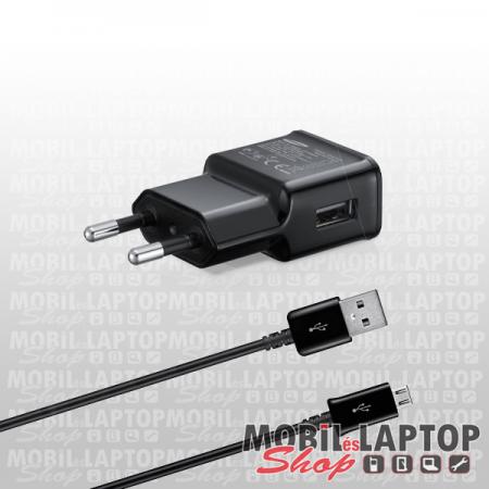Hálózati töltő Samsung Micro USB 2000mAh fekete ( ETAU90EBE + ECB-DU5ABE )