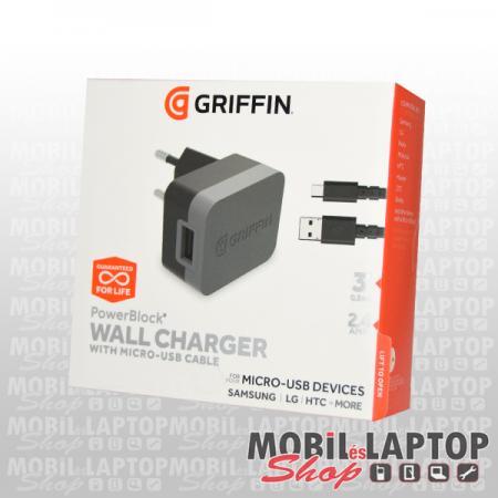 Hálózati töltő univerzális Micro USB 3.0 12W gyorstöltés támogatás GRIFFIN
