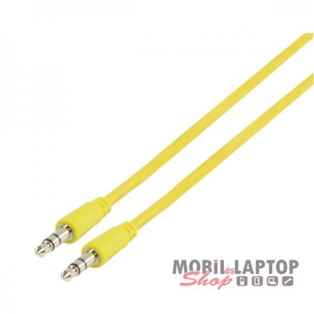 Kábel Jack A-A 3,5mm 1 méter sárga VLMP22000Y1.00 / CAGP22000YE10