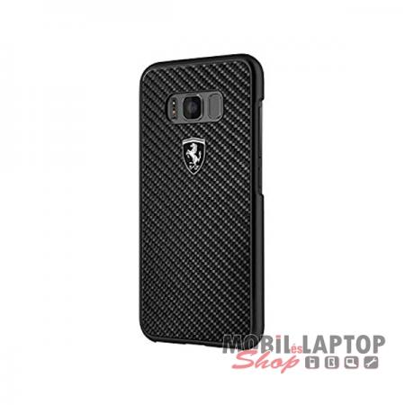 Kemény hátlap Samsung G950 Galaxy S8 fekete Ferrari (FEHCAHCS8BK)