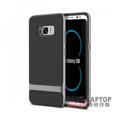 Kemény hátlap Samsung G955 Galaxy S8 Plus szürke Royce Series ROCK