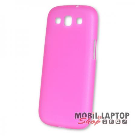 Kemény hátlap Samsung I9300 / I9305 Galaxy S3 vékony rózsaszín