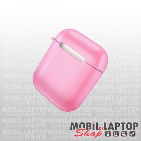 Szilikon tok Apple AirPods rózsaszín