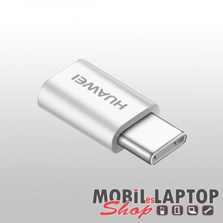 Univerzális Micro USB / Type-C átalakító adapter fehér HUAWEI