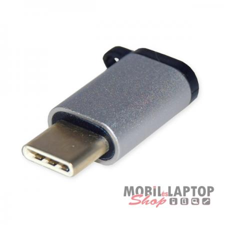 Univerzális USB / USB Type-C átalakító OTG adapter fekete