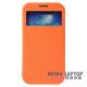 Flippes tok Samsung I9500 / I9505 / I9515 Galaxy S4 oldalra nyíló narancs BASEUS Folio window