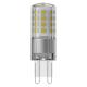 Osram Superstar 230V/átlátszó búra/4,4W/470lm/2700K/G9 dimmelhető LED kapszula izzó