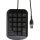 Targus AKP10EU Numeric Keypad USB fekete vezetékes numerikus billentyűzet