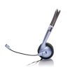 Genius HS-02B jack mikrofonos PC fekete-lila headset