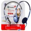 Genius HS-02B jack mikrofonos PC fekete-lila headset