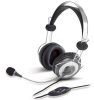 Genius HS-04SU jack mikrofonos PC ezüst headset