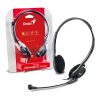 Genius HS-200C jack fekete headset
