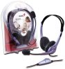 Genius HS-04S jack mikrofonos PC fekete headset