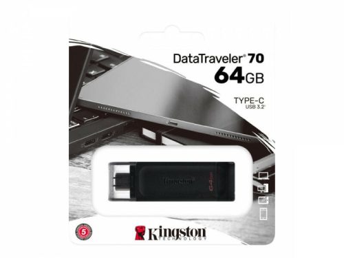 Kingston 64GB USB3.2 C DataTraveler 70 (DT70/64GB) Flash Drive