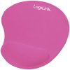 LogiLink ID0027P zselés csuklótámaszos pink egérpad