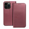 Flippes tok Apple iPhone 14 Pro Max ( 6,7" ) bordó oldalra nyíló