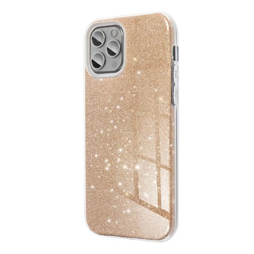 Szilikon tok Apple iPhone 11 Pro ( 5,8" ) csillámos arany