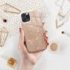Szilikon tok Apple iPhone 11 Pro ( 5,8" ) csillámos arany