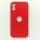 Szilikon tok Apple iPhone 12 Mini ( 5,4" ) ultravékony matt piros