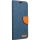 Flippes tok Apple iPhone 14 ( 6,1" ) Canvas kék oldalra nyíló