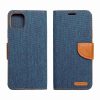 Flippes tok Apple iPhone 14 ( 6,1" ) Canvas kék oldalra nyíló