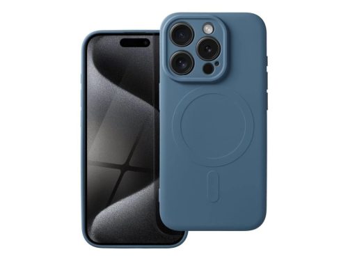 Szilikon tok Apple iPhone 15 Pro ( 6,1" ) MagSafe támogatással kék