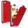 Flippes tok Apple iPhone 5 / 5S / SE piros lefelé nyíló