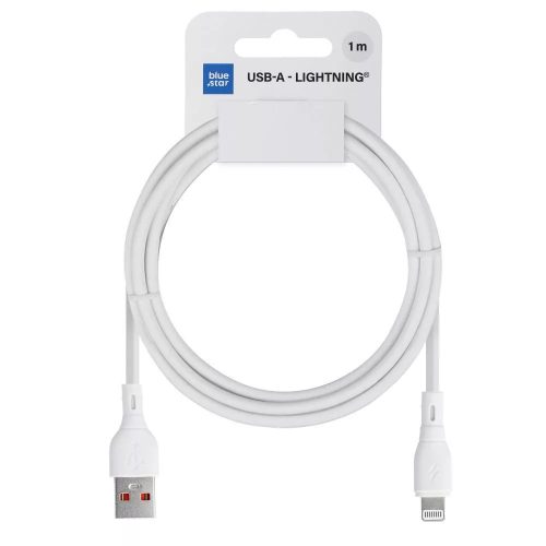Adatkábel Apple iPhone 5 / 6 / 6S / SE / 7 és iPad Air / Mini lightning fehér / fekete