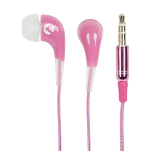 Headset sztereo univerzális rózsaszín MP3 / MP4 3,5mm