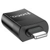 Univerzális Apple Lightning / Type-C anya átalakító OTG adapter hoco. UA17