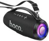 hoco. HA4 Surge hordozható Bluetooth hangszóró FM rádióval, karpánttal, USB, AUX, 2x20W, fekete