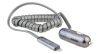 Autós töltő átalakítható Apple iPhone 8 pin és Micro USB 3.4A plusz USB ezüst-fehér FINCHY REMAX